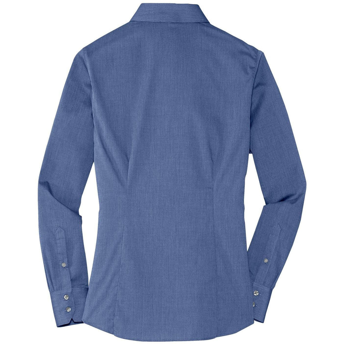 no-logo Port Authority Ladies Crosshatch Easy Care Shirt-Regular-Port Authority-Thread Logic