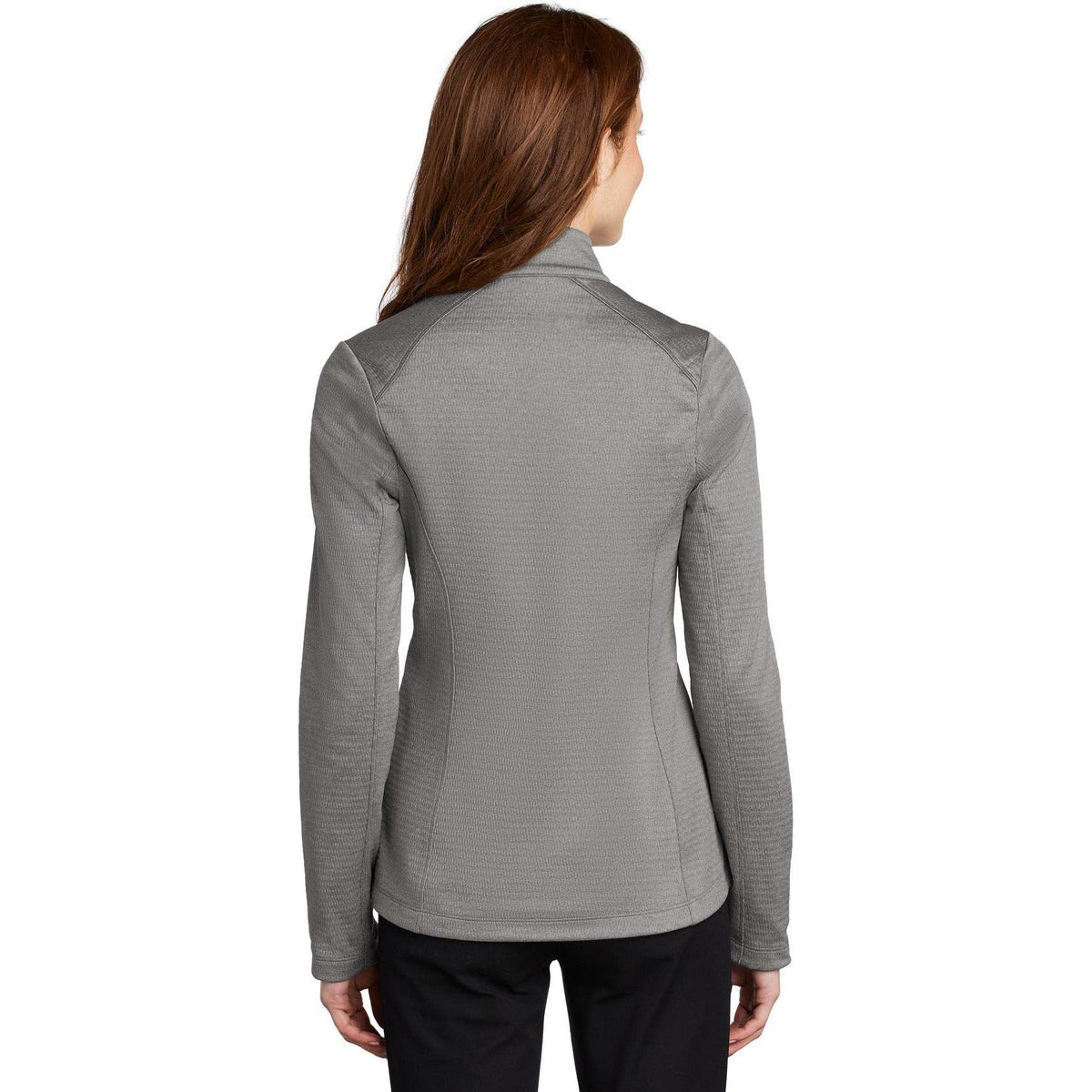 no-logo Port Authority Ladies Diamond Heather Fleece Full-Zip Jacket-Regular-Port Authority-Thread Logic