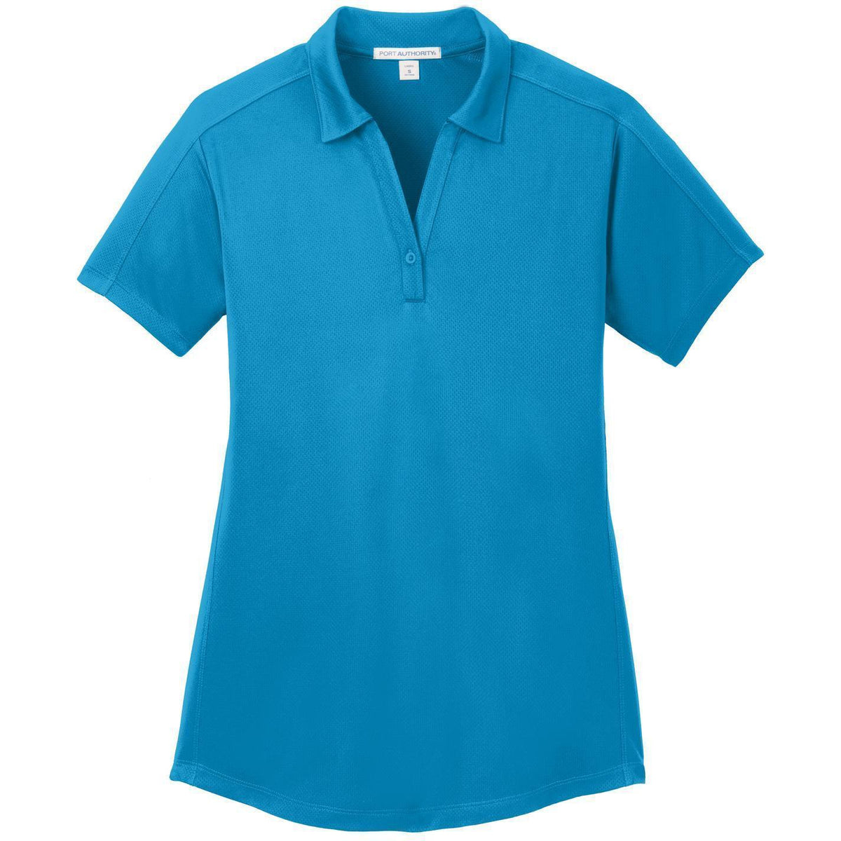 no-logo Port Authority Women's Diamond Jacquard Polo-Regular-Port Authority-Blue Wake-XS-Thread Logic