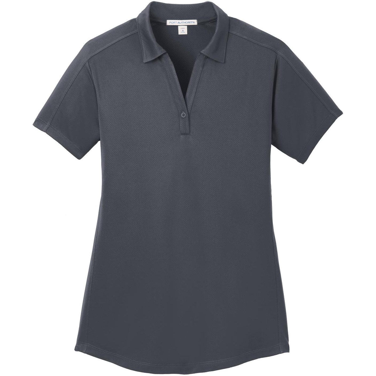 no-logo Port Authority Women's Diamond Jacquard Polo-Regular-Port Authority-Graphite-XS-Thread Logic