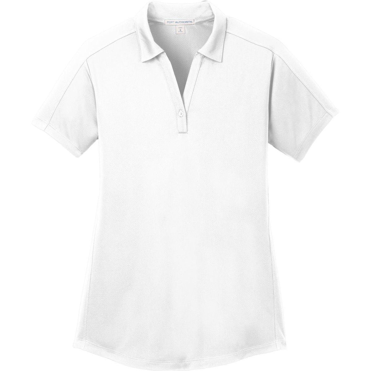 no-logo Port Authority Women's Diamond Jacquard Polo-Regular-Port Authority-White-XS-Thread Logic