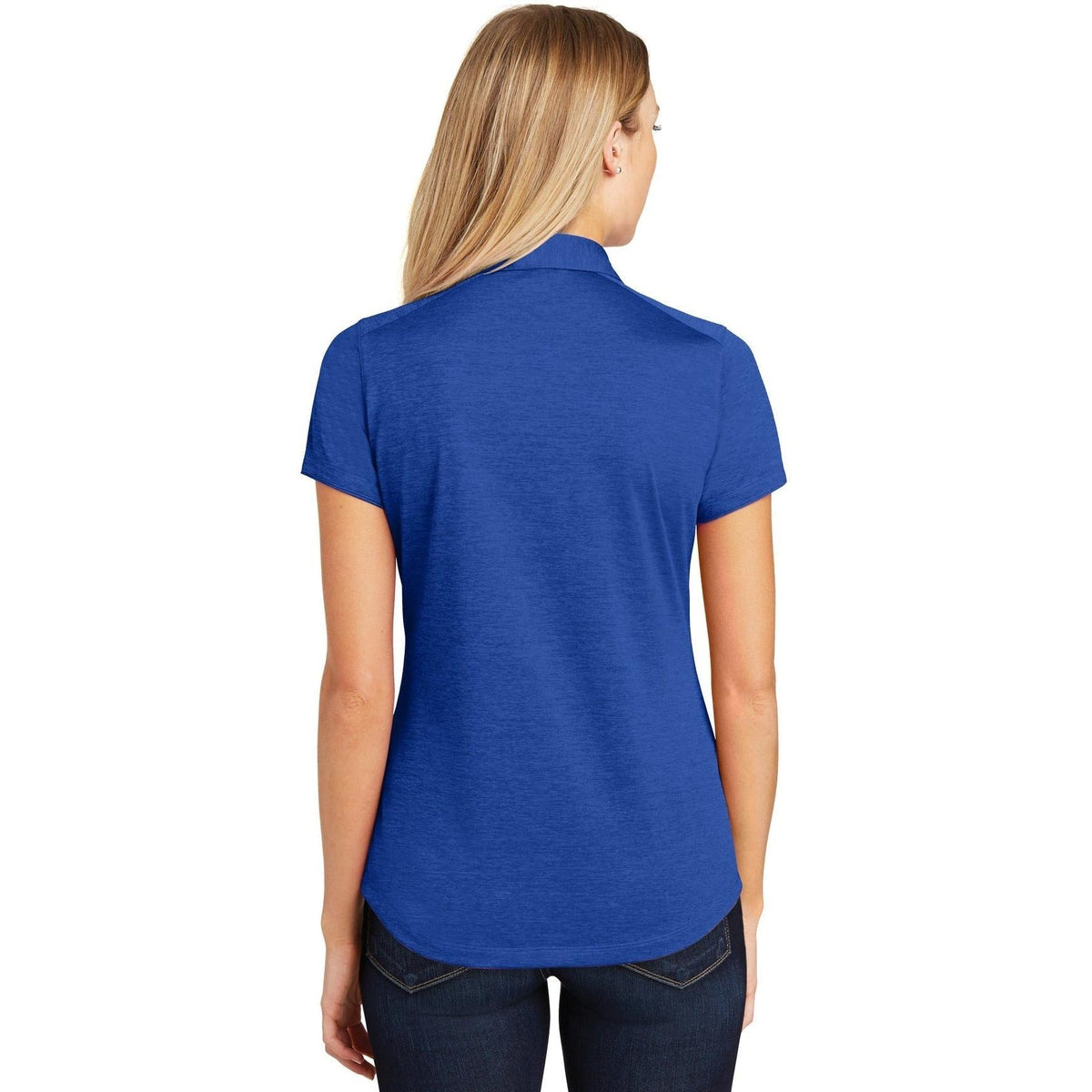 no-logo Port Authority Women's Digi Heather Performance Polo-Regular-Port Authority-Thread Logic