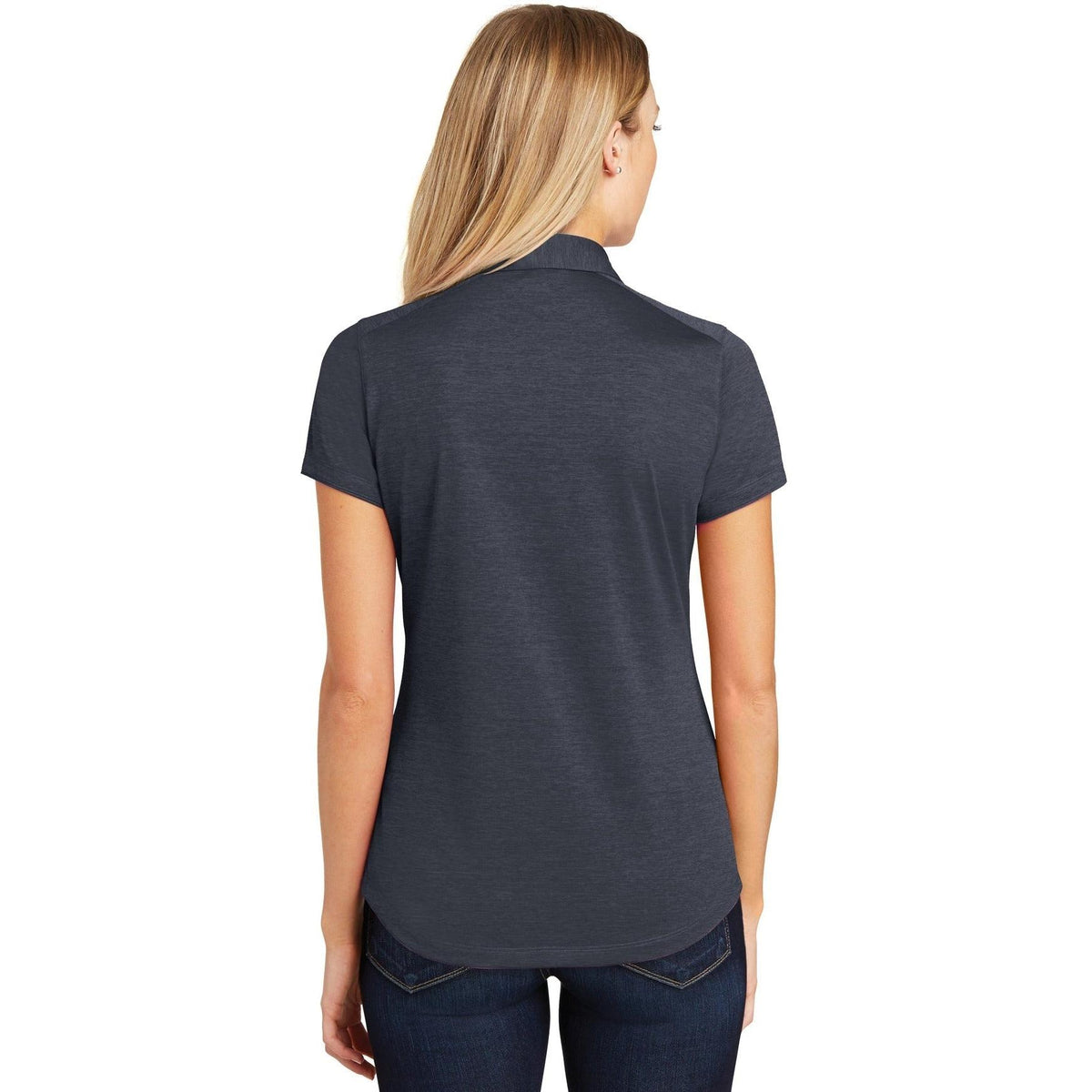 no-logo Port Authority Women's Digi Heather Performance Polo-Regular-Port Authority-Thread Logic