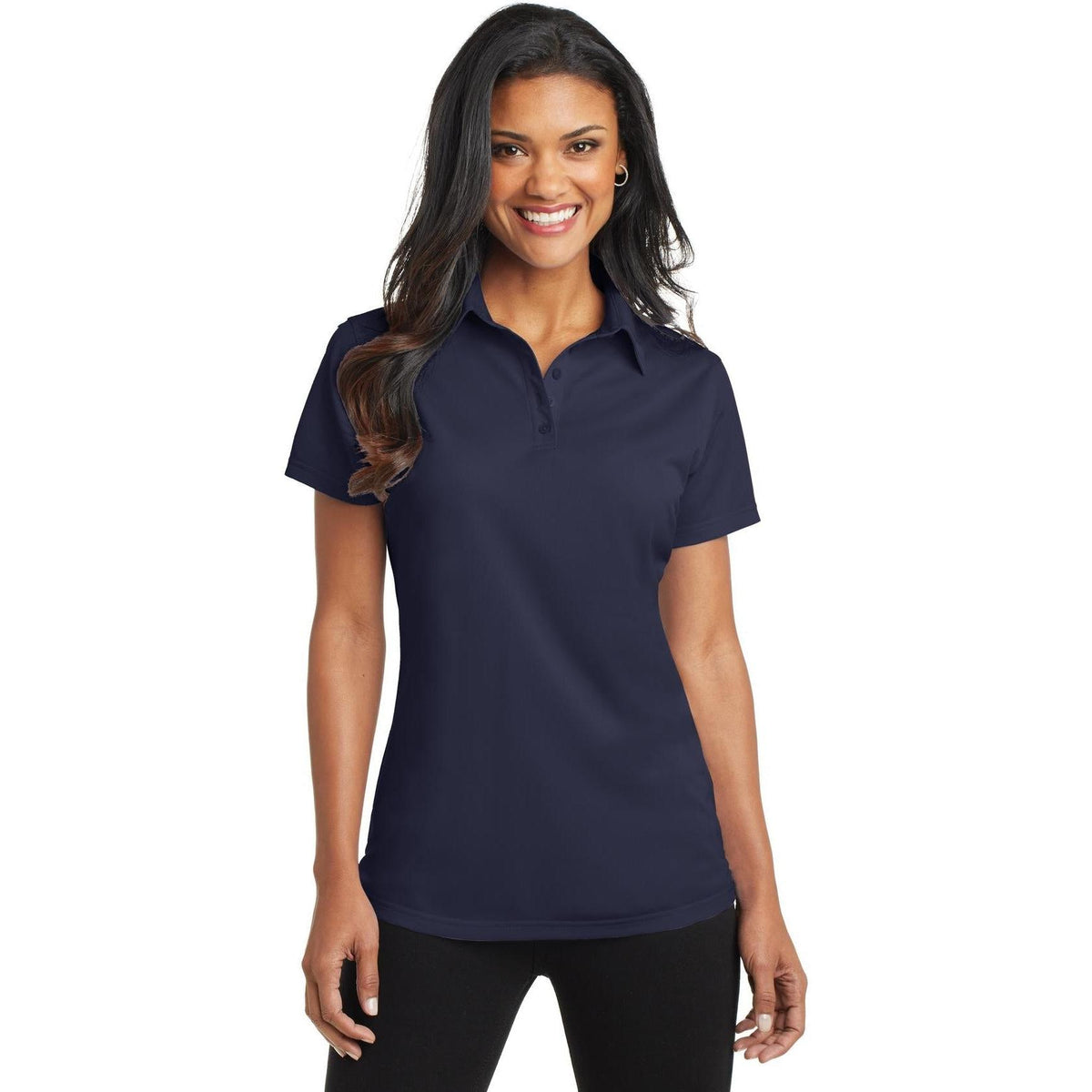 no-logo Port Authority Women's Dimension Polo-Discontinued-Port Authority-Thread Logic