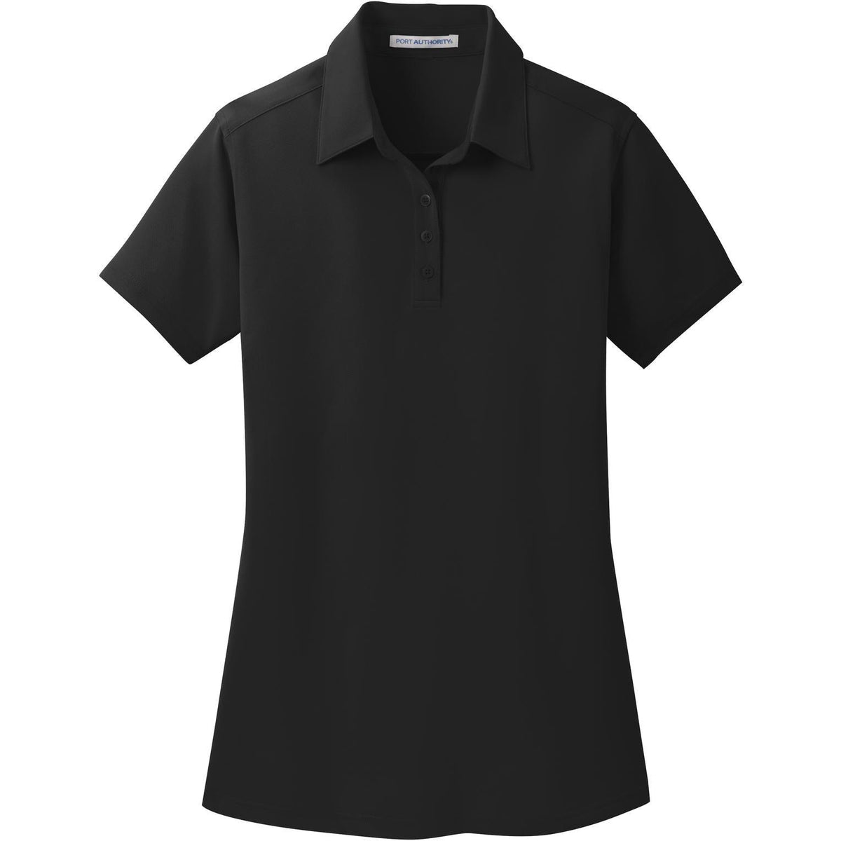 no-logo Port Authority Women's Dimension Polo-Discontinued-Port Authority-Black-S-Thread Logic