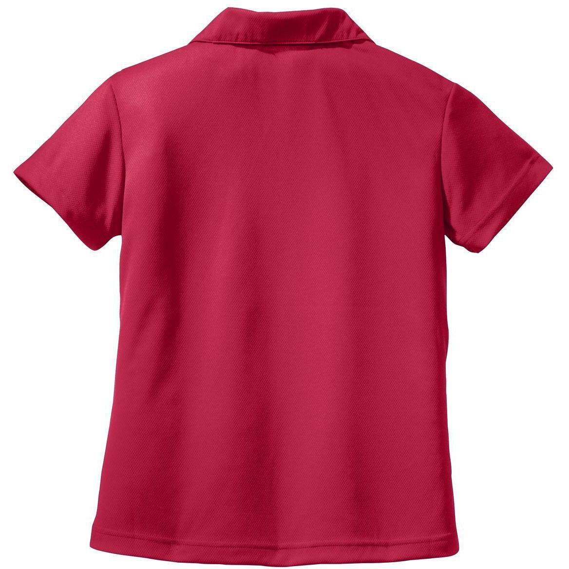 no-logo Sport-Tek Women's Dri-Mesh V-Neck Polo Shirt-Regular-Sport-Tek-Thread Logic