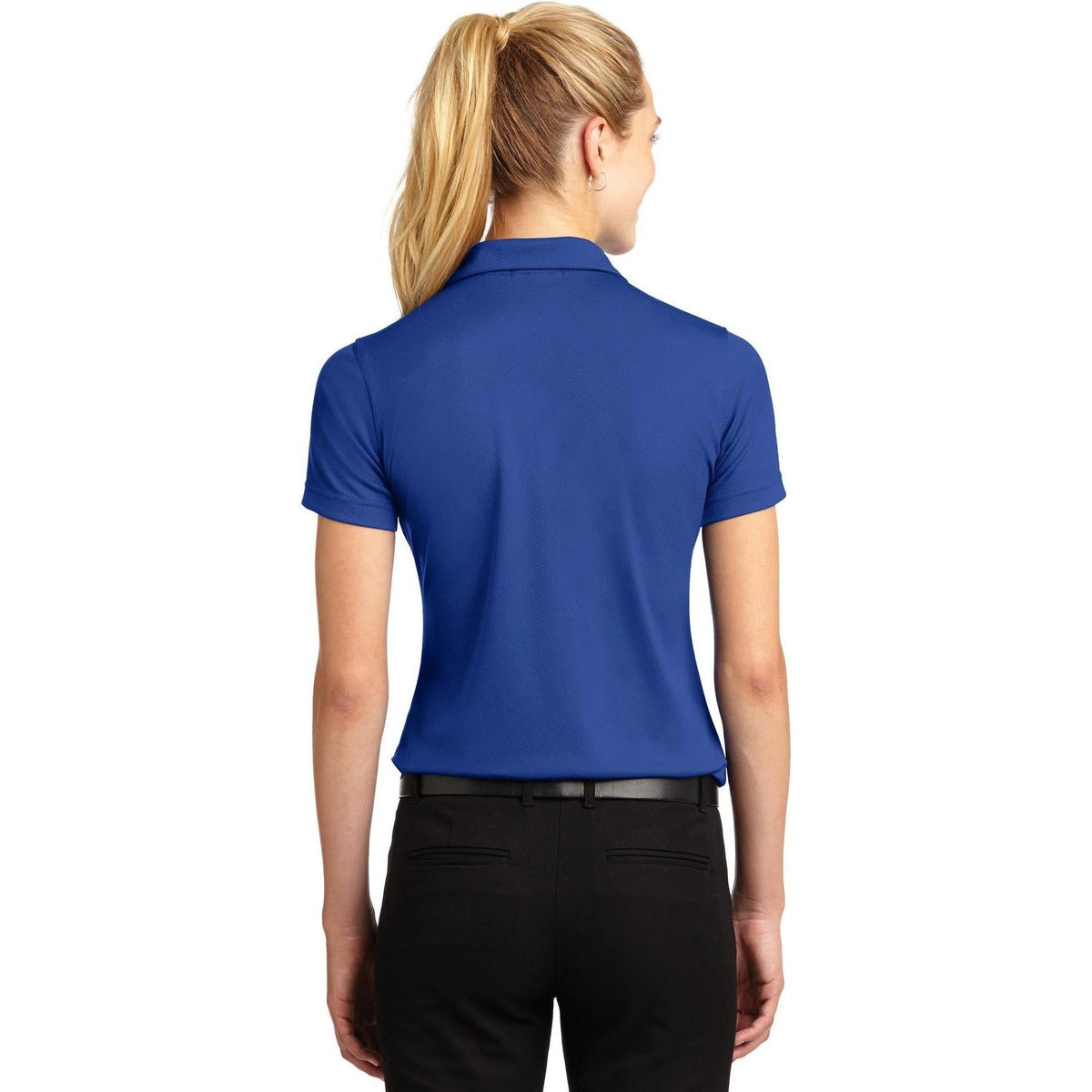 no-logo Sport-Tek Women's Dri-Mesh V-Neck Polo Shirt-Regular-Sport-Tek-Thread Logic