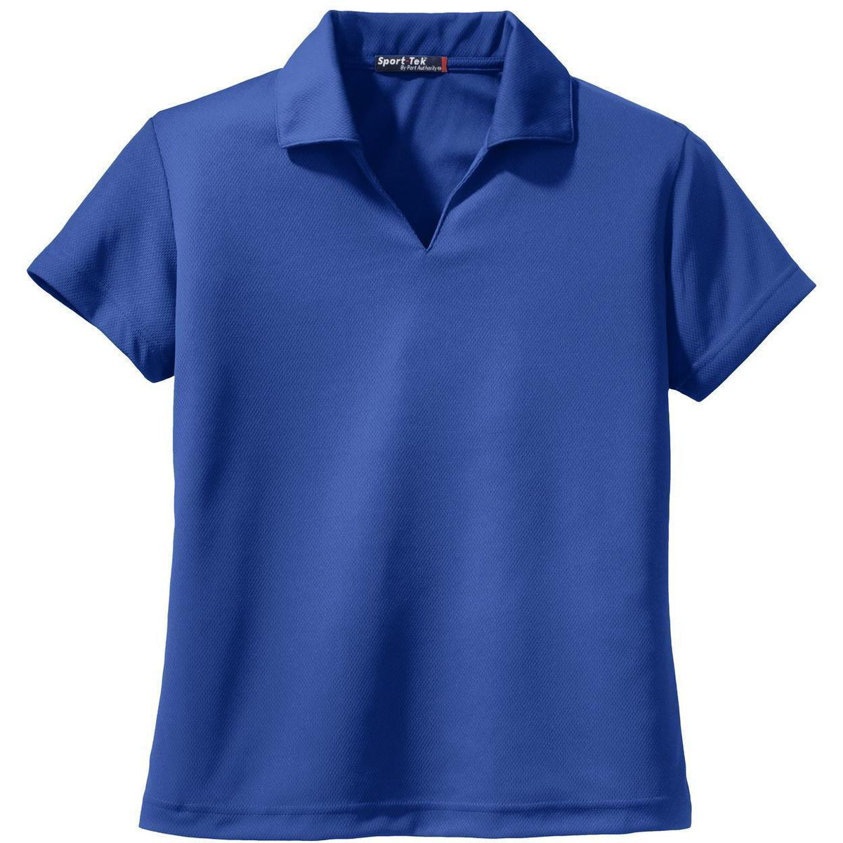 no-logo Sport-Tek Women's Dri-Mesh V-Neck Polo Shirt-Regular-Sport-Tek-Royal-S-Thread Logic