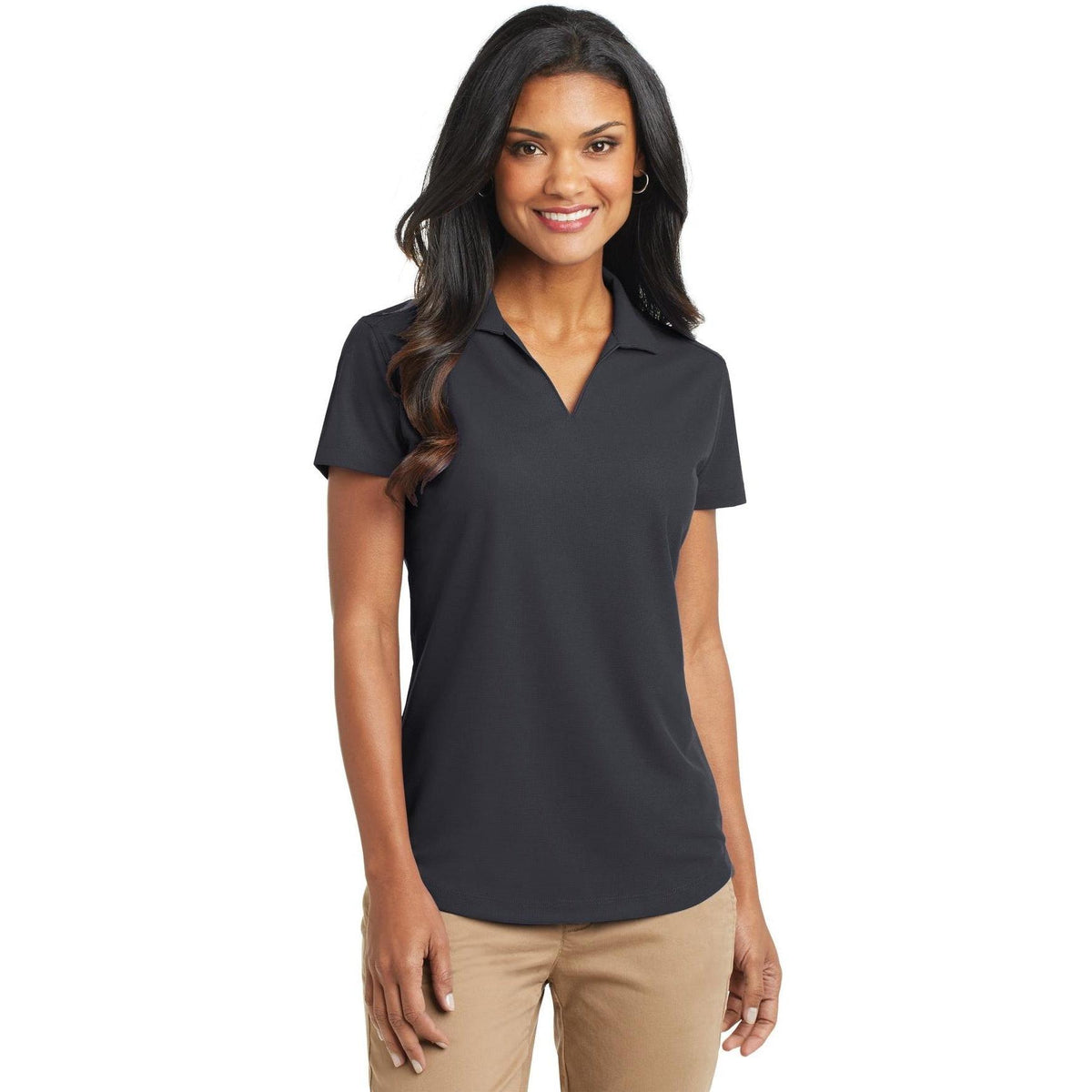 no-logo Port Authority Women's Dry Zone Grid Polo-Regular-Port Authority-Thread Logic
