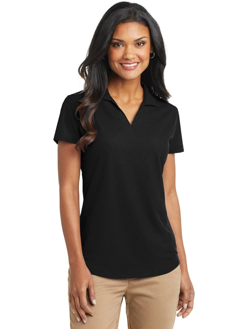 no-logo Port Authority Ladies Dry Zone Grid Polo-Regular-Port Authority-Thread Logic