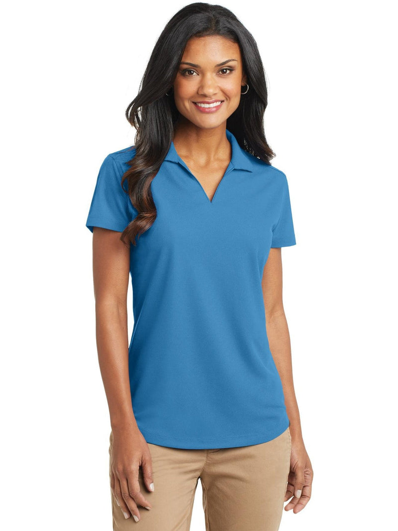 no-logo Port Authority Ladies Dry Zone Grid Polo-Regular-Port Authority-Thread Logic