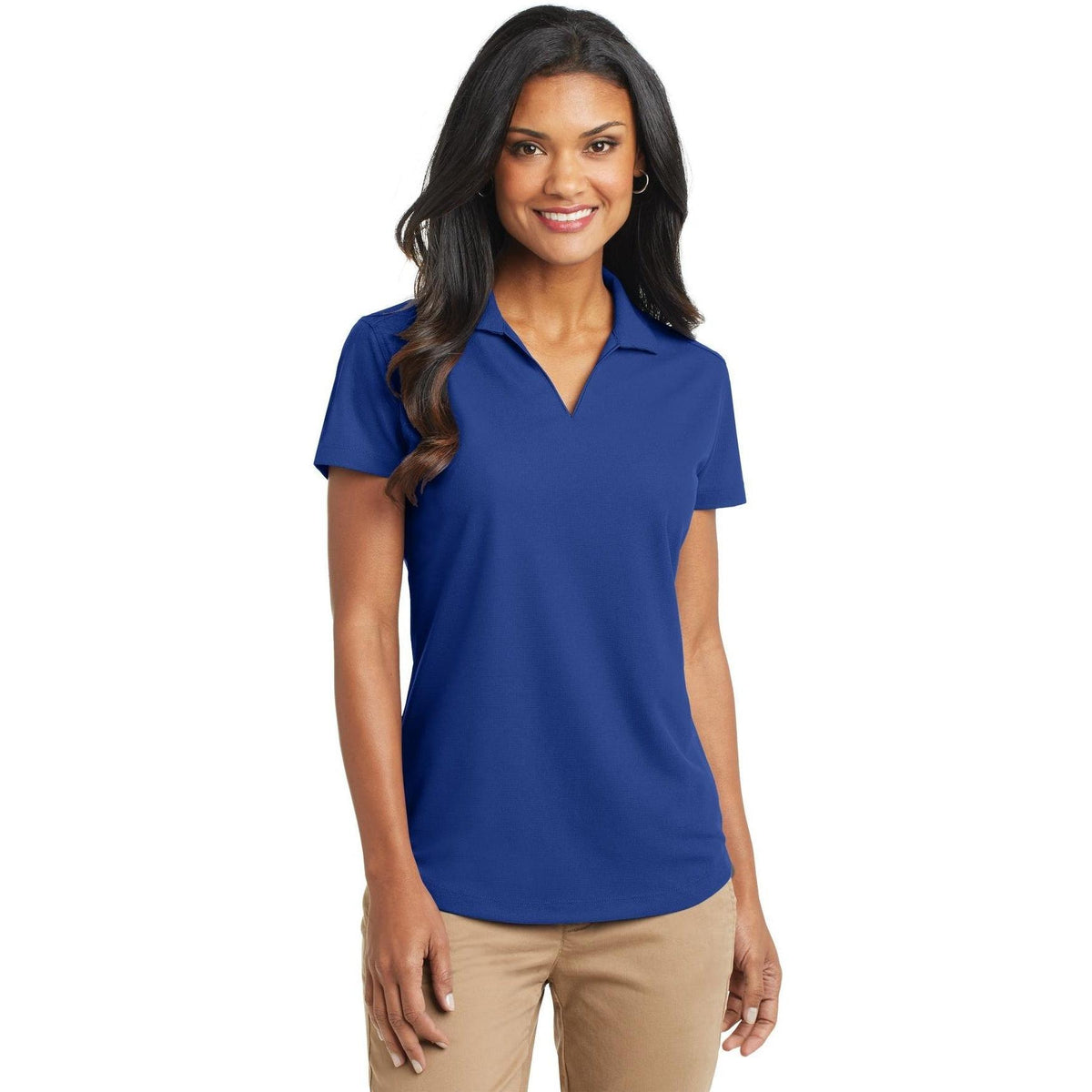 no-logo Port Authority Women's Dry Zone Grid Polo-Regular-Port Authority-Thread Logic
