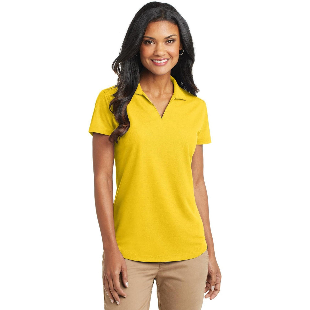 no-logo Port Authority Women's Dry Zone Grid Polo-Regular-Port Authority-Thread Logic