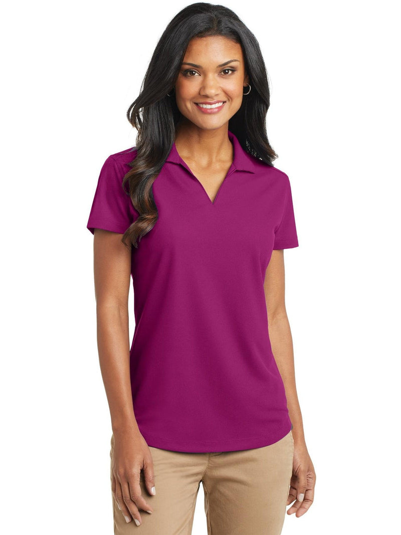 no-logo Port Authority Ladies Dry Zone Grid Polo-Regular-Port Authority-Thread Logic