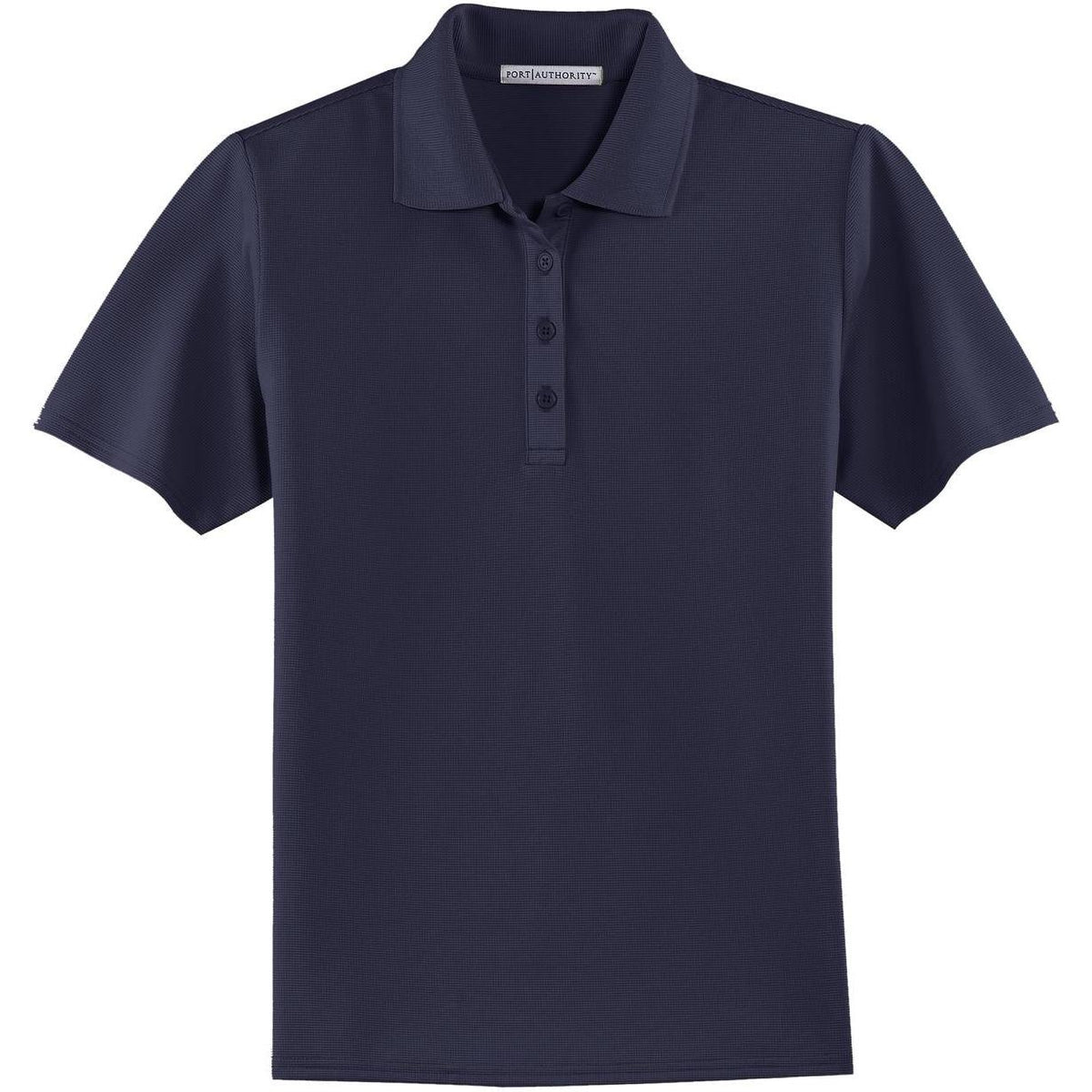 no-logo Port Authority Women's Dry Zone Ottoman Polo-Regular-Port Authority-Navy-XS-Thread Logic