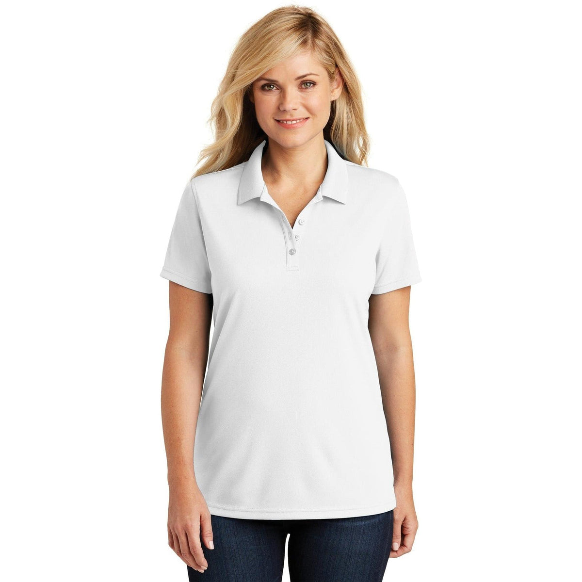 no-logo Port Authority Women's Dry Zone UV Micro-Mesh Polo-Regular-Port Authority-Thread Logic