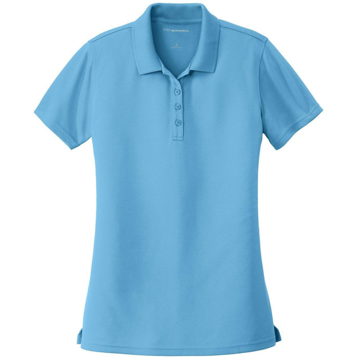 no-logo Port Authority Women's Dry Zone UV Micro-Mesh Polo-Regular-Port Authority-Carolina Blue-XS-Thread Logic