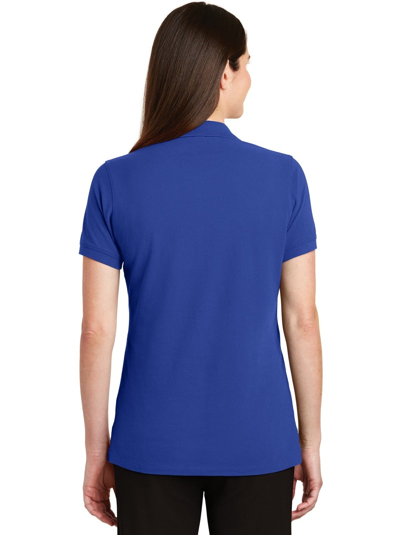 no-logo Port Authority Ladies EZCotton Pique Polo-Regular-Port Authority-Thread Logic