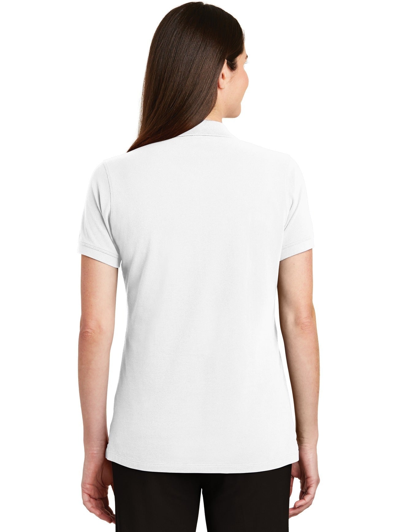 no-logo Port Authority Ladies EZCotton Pique Polo-Regular-Port Authority-Thread Logic