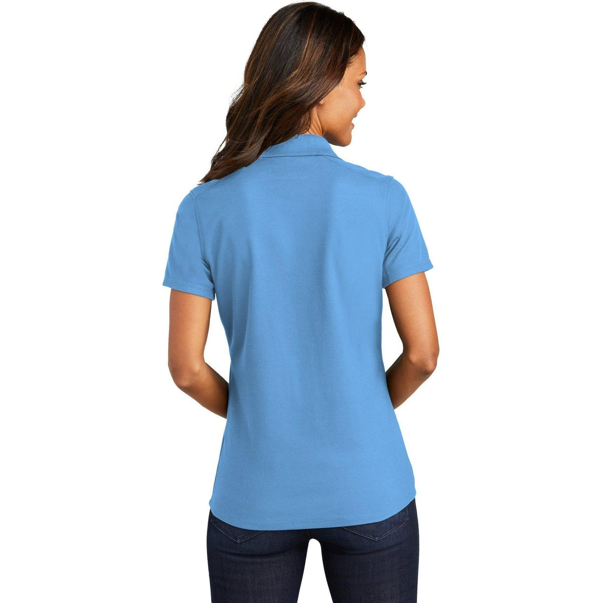 no-logo Port Authority Women's EZPerformance Pique Polo-Regular-Port Authority-Thread Logic