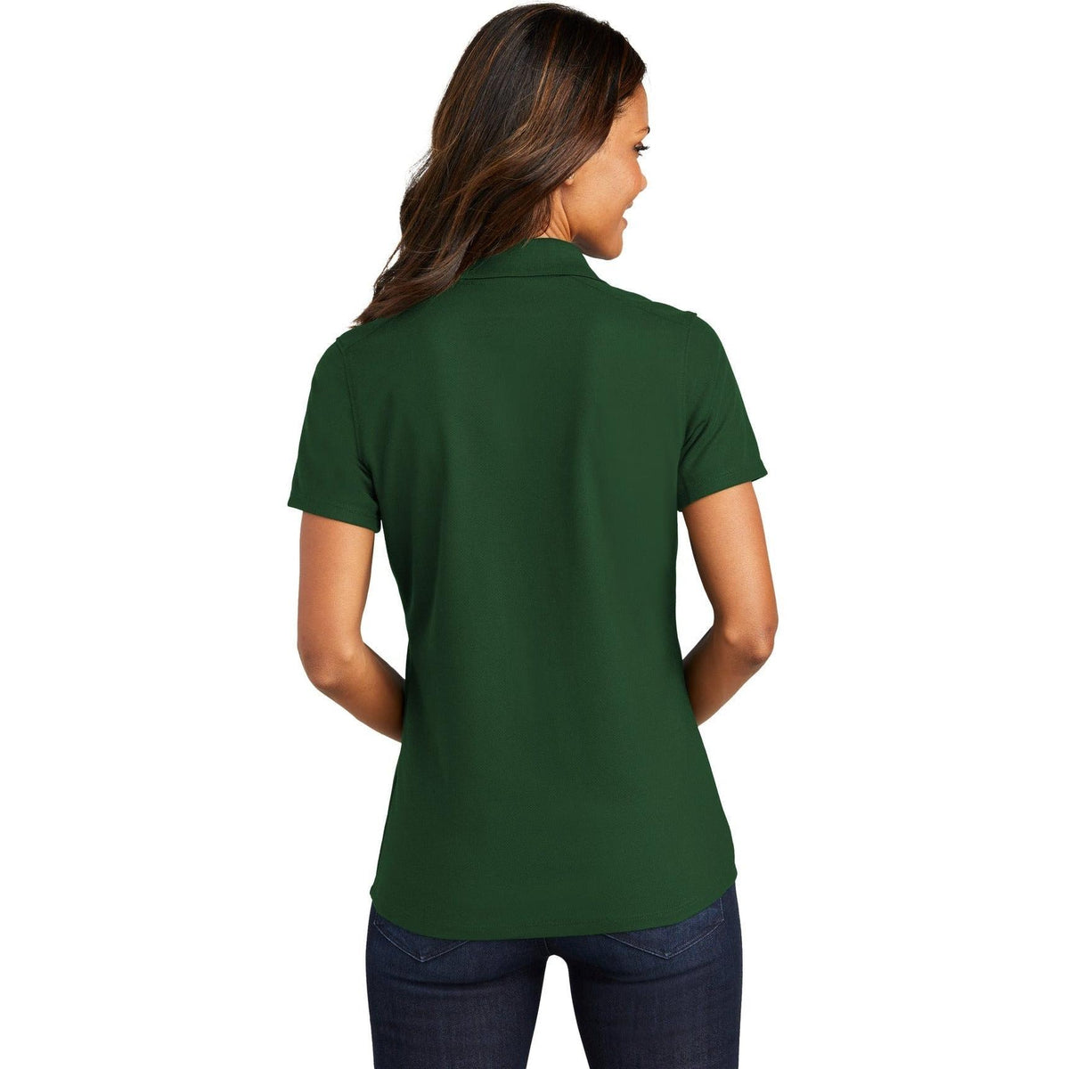 no-logo Port Authority Women's EZPerformance Pique Polo-Regular-Port Authority-Thread Logic