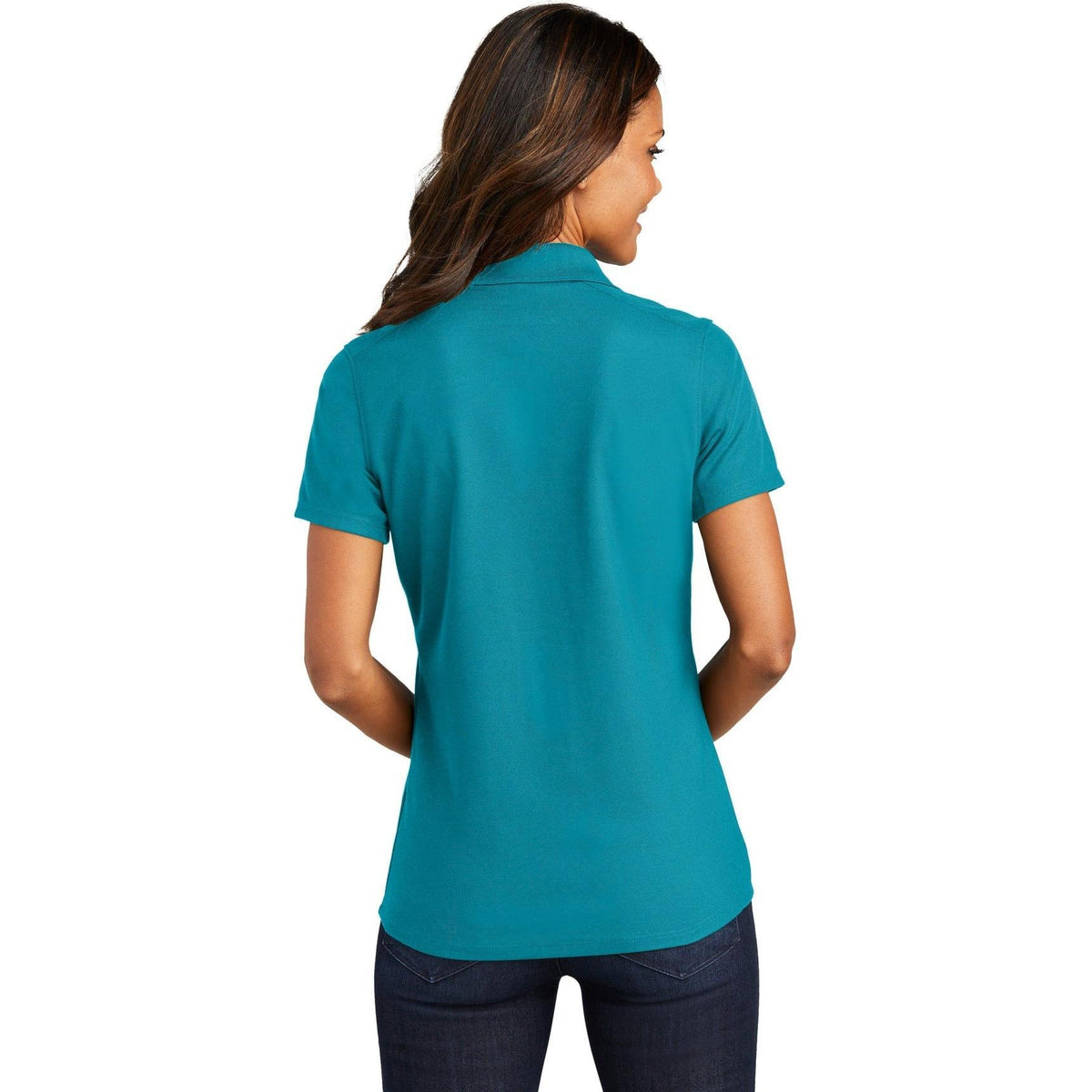 no-logo Port Authority Women's EZPerformance Pique Polo-Regular-Port Authority-Thread Logic