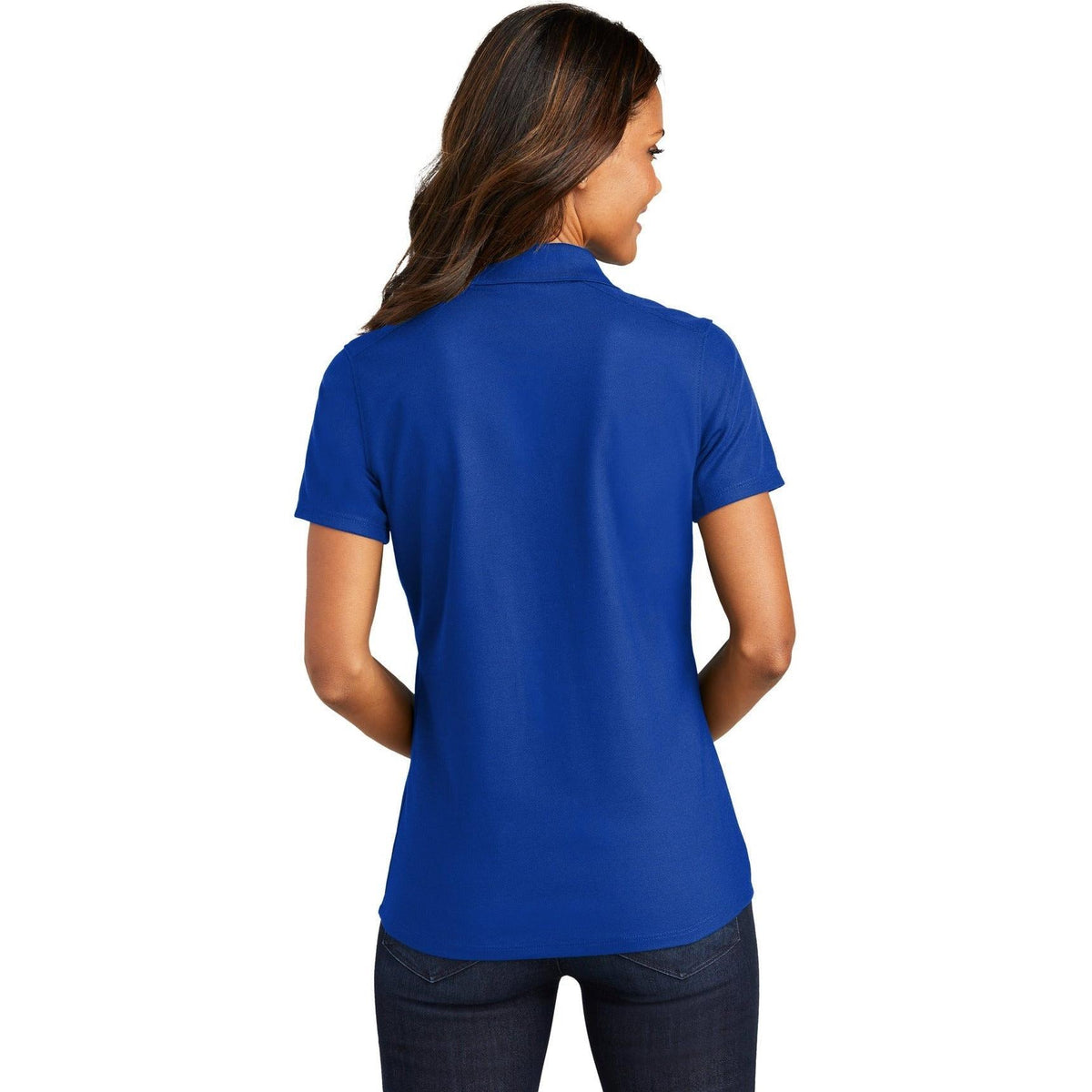 no-logo Port Authority Women's EZPerformance Pique Polo-Regular-Port Authority-Thread Logic