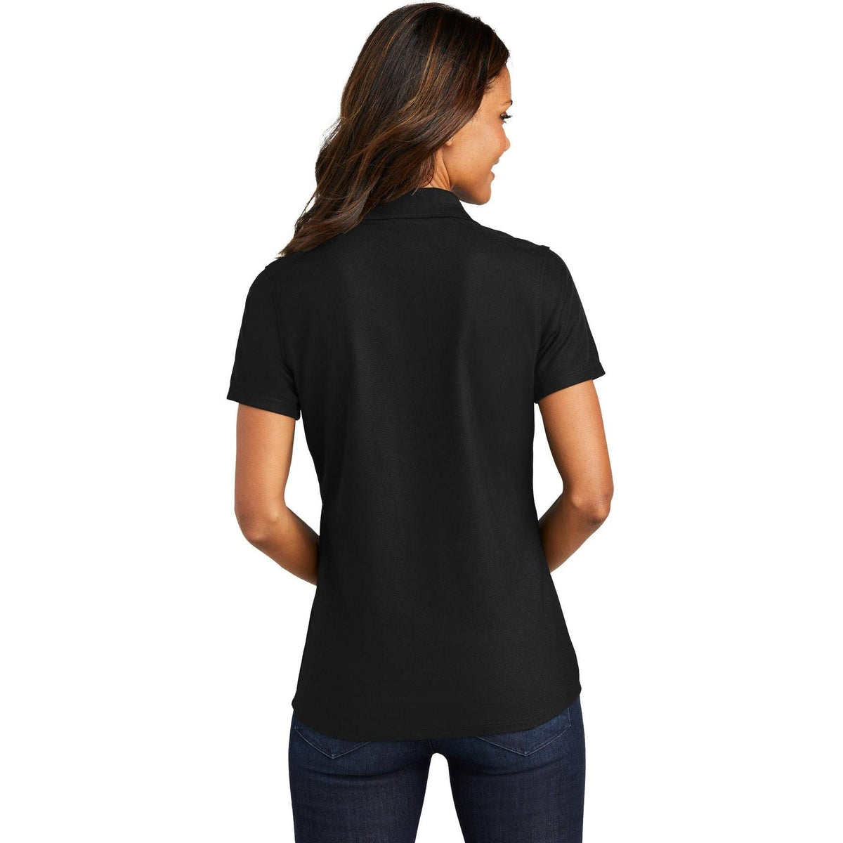 no-logo Port Authority Women's EZPerformance Pique Polo-Regular-Port Authority-Thread Logic