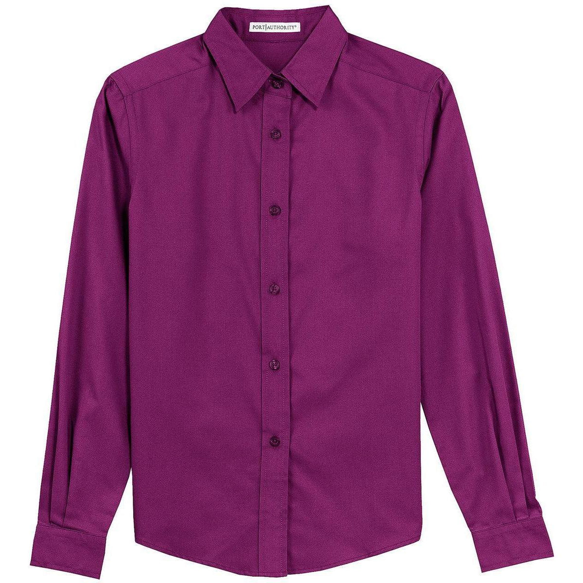 no-logo Port Authority Women's Easy Care-Dress Shirts-Port Authority-Deep Berry-XS-Thread Logic