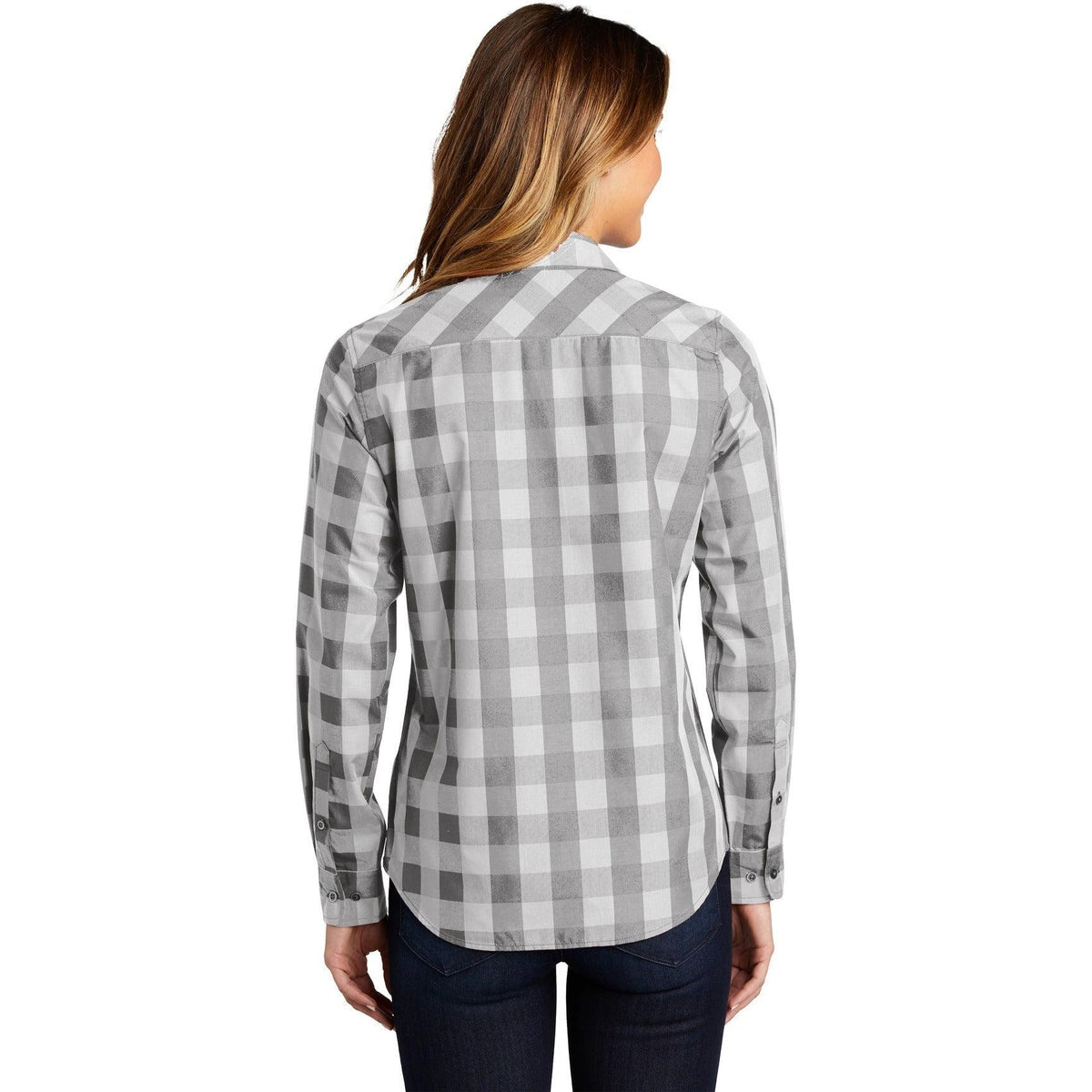 no-logo Port Authority Ladies Everyday Plaid Shirt-Active-Port Authority-Thread Logic