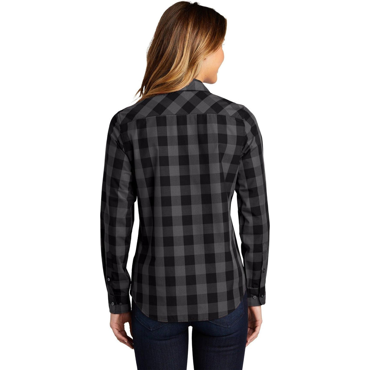 no-logo Port Authority Ladies Everyday Plaid Shirt-Active-Port Authority-Thread Logic