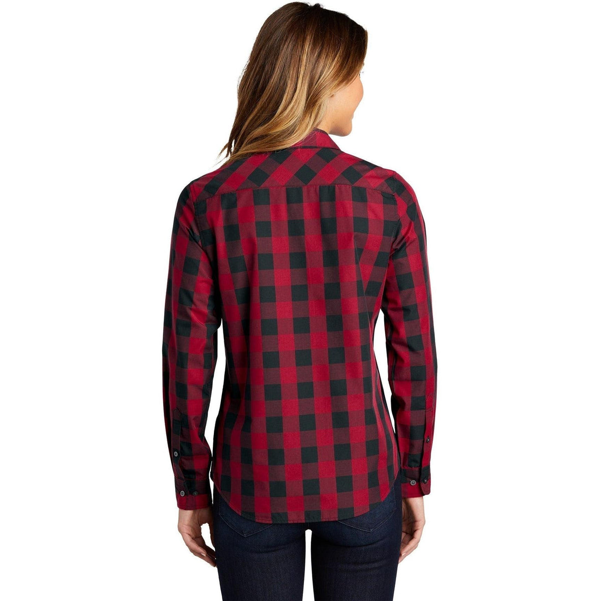 no-logo Port Authority Ladies Everyday Plaid Shirt-Active-Port Authority-Thread Logic