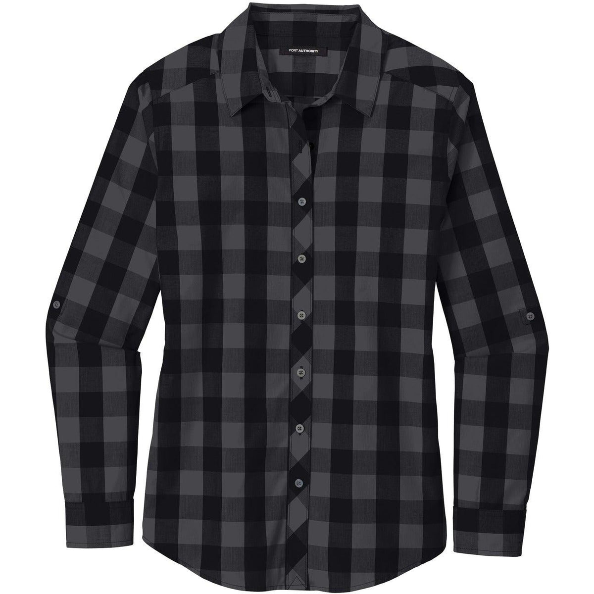 no-logo Port Authority Ladies Everyday Plaid Shirt