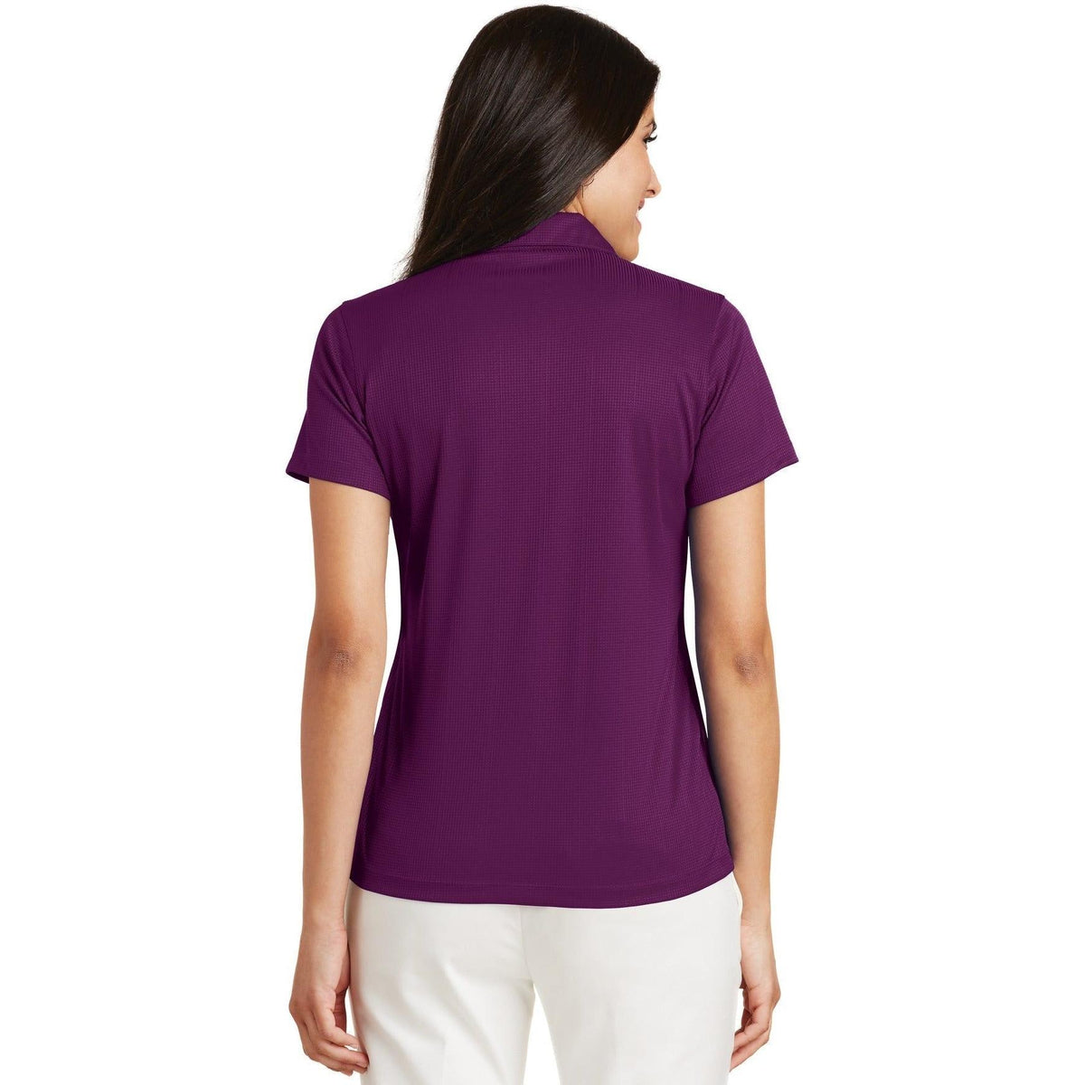 no-logo Port Authority Women's Fine Jacquard Polo-Regular-Port Authority-Thread Logic