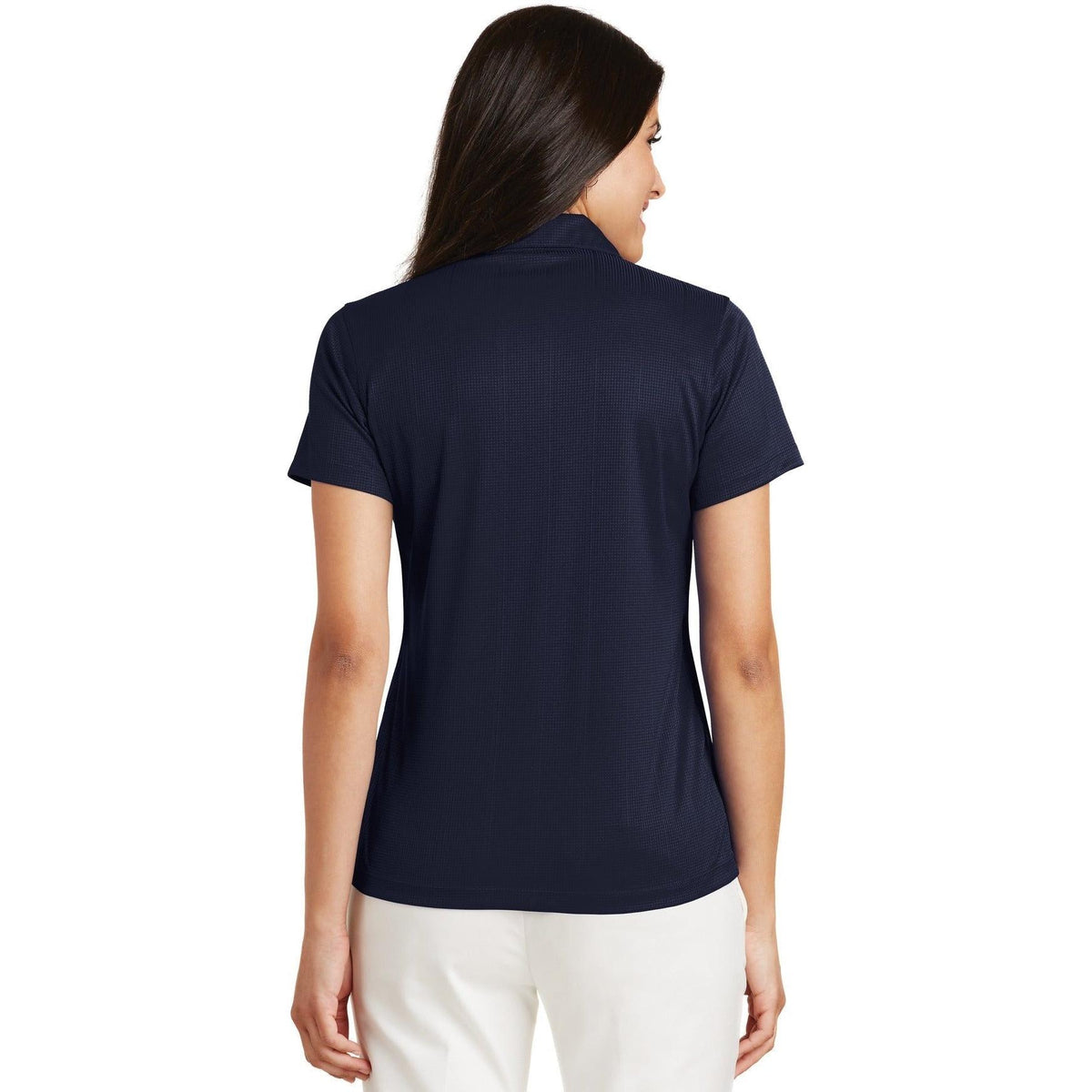 no-logo Port Authority Women's Fine Jacquard Polo-Regular-Port Authority-Thread Logic