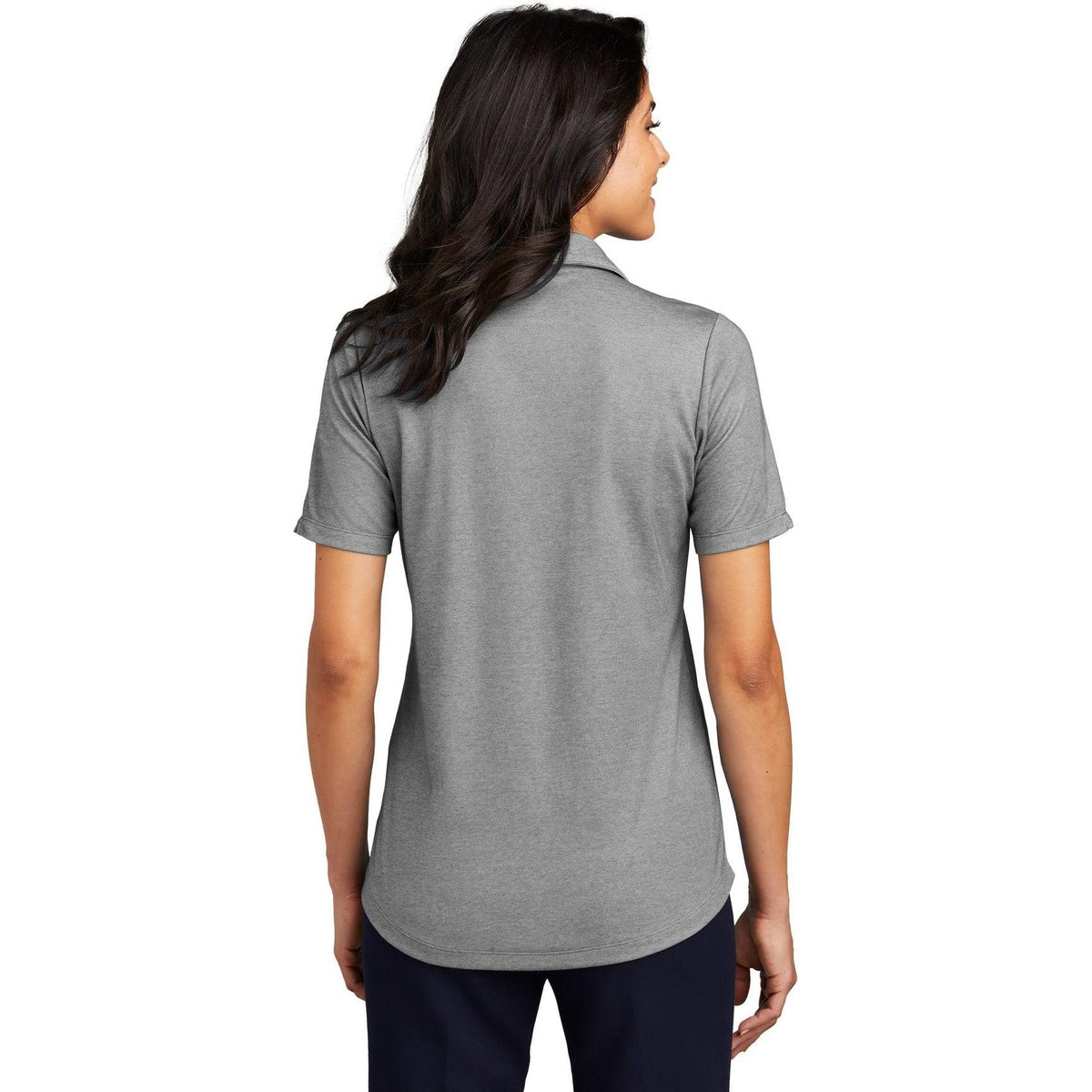 no-logo Port Authority Ladies Fine Pique Blend Polo-New-Port Authority-Thread Logic