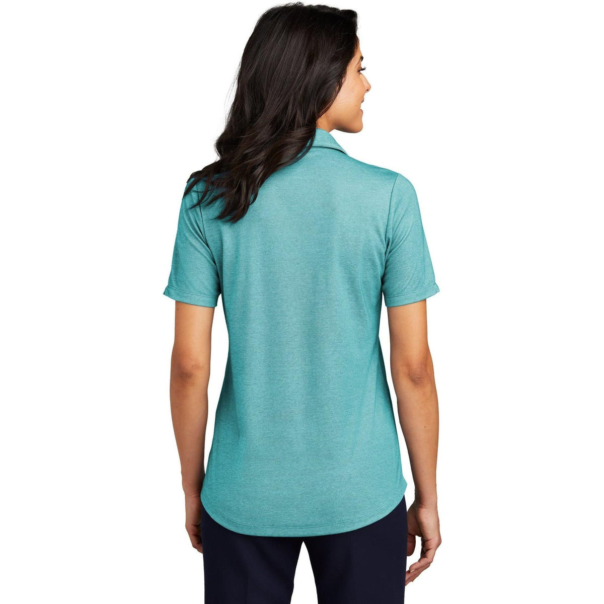 no-logo Port Authority Ladies Fine Pique Blend Polo-New-Port Authority-Thread Logic