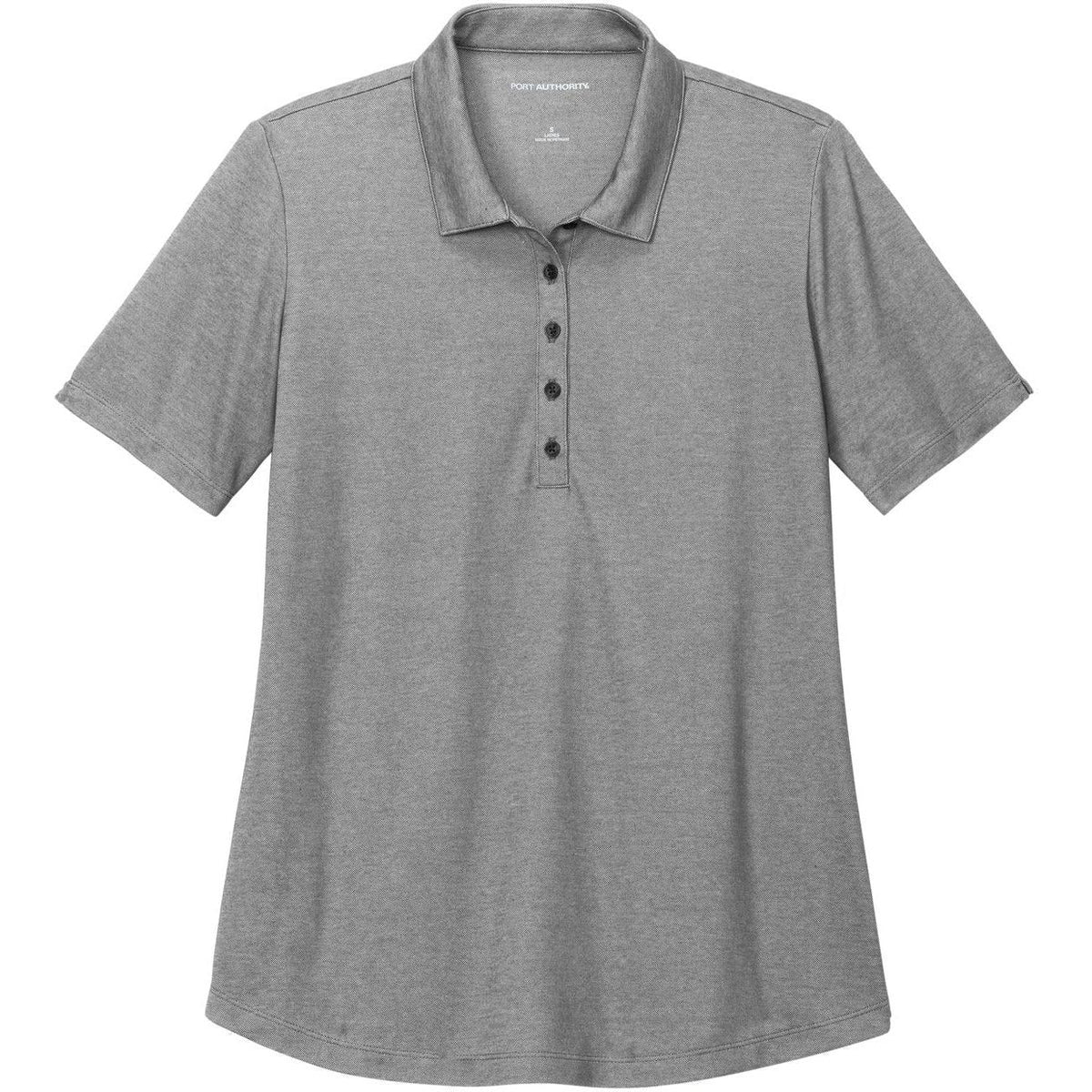 no-logo Port Authority Ladies Fine Pique Blend Polo
