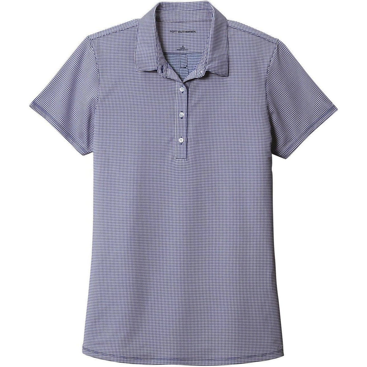 no-logo Port Authority Women's Gingham Polo-Active-Port Authority-True Navy/White-XS-Thread Logic