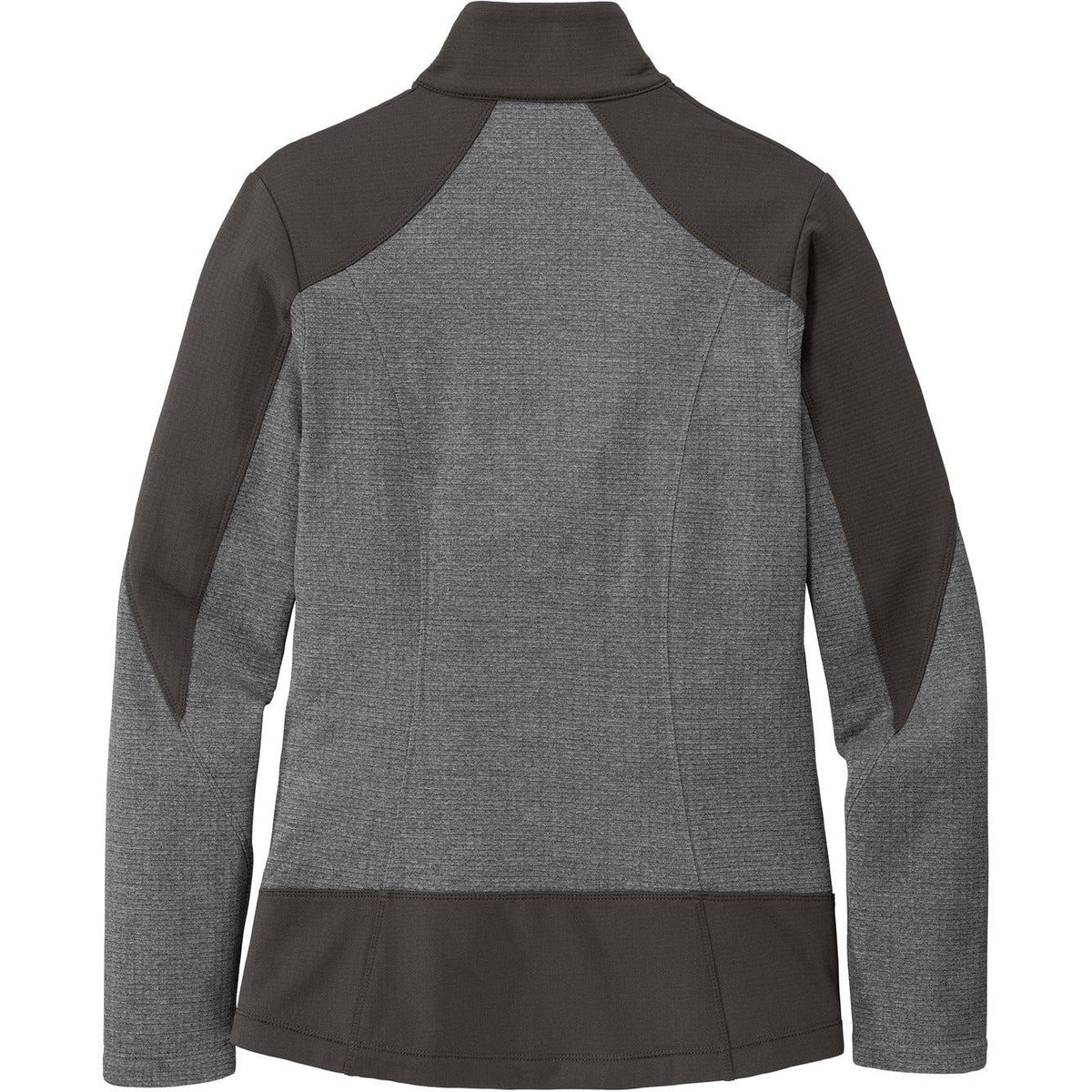 no-logo Port Authority Ladies Grid Fleece Jacket-Regular-Port Authority-Thread Logic