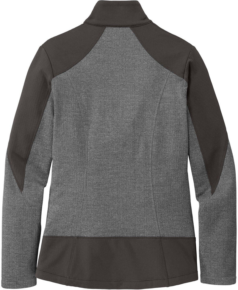 no-logo Port Authority Ladies Grid Fleece Jacket-Regular-Port Authority-Thread Logic
