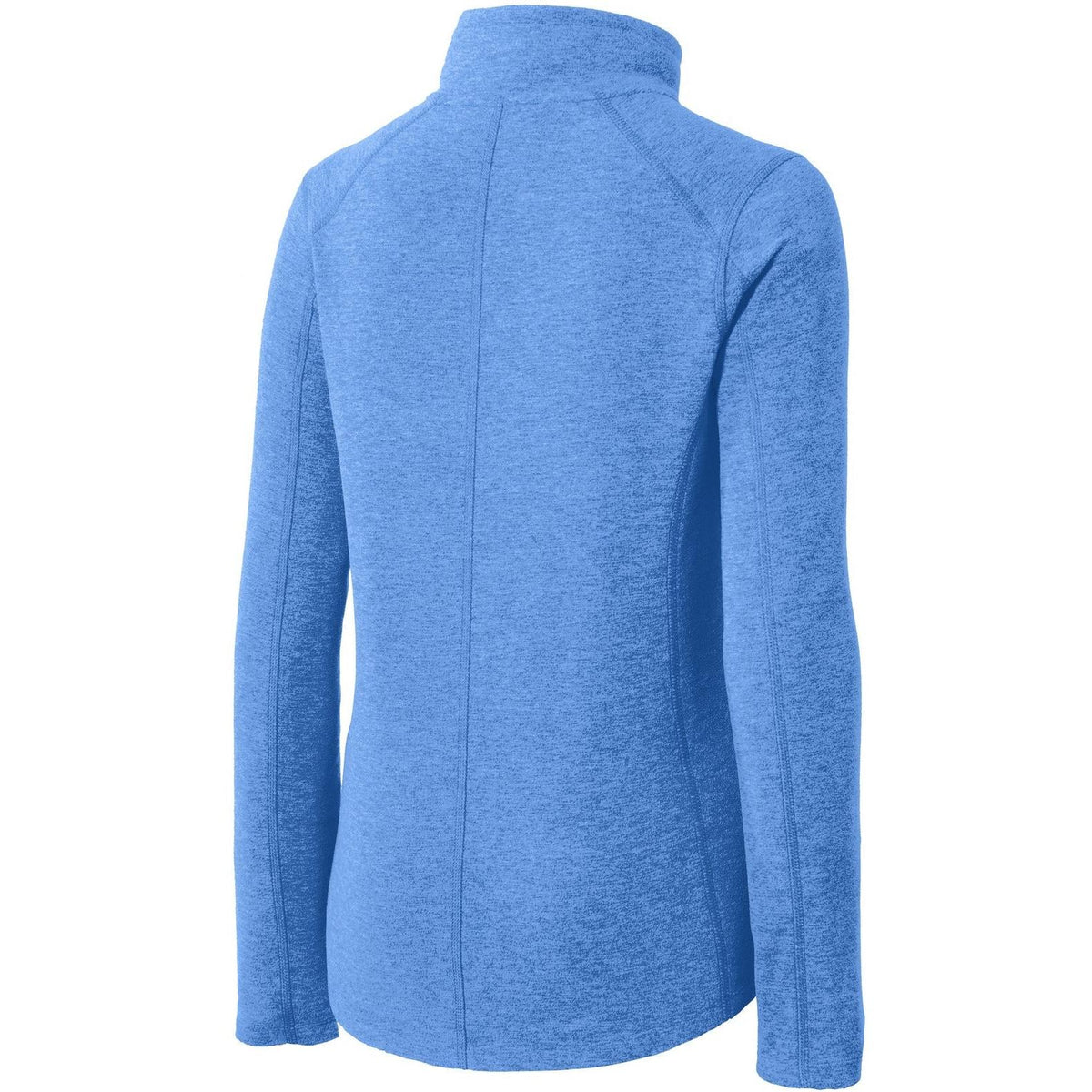 no-logo Port Authority Women's Heather Microfleece Full-Zip Jacket-Regular-Port Authority-Thread Logic