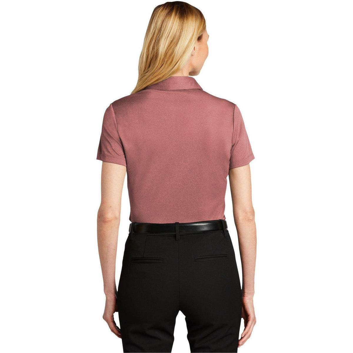 no-logo Port Authority Ladies Heathered Silk Touch Performance Polo-Regular-Port Authority-Thread Logic