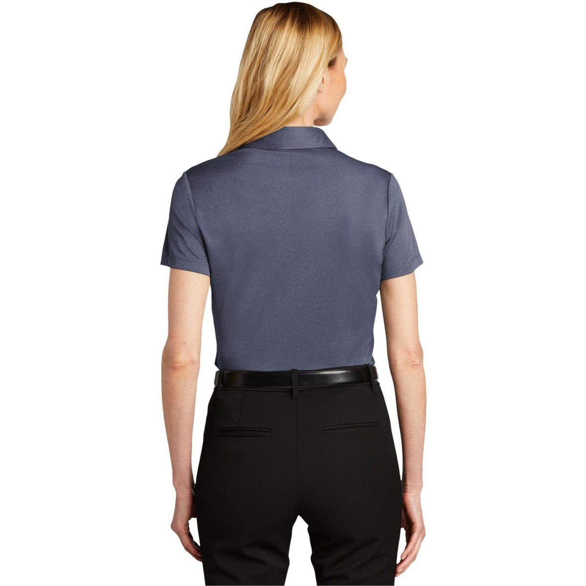 no-logo Port Authority Ladies Heathered Silk Touch Performance Polo-Regular-Port Authority-Thread Logic