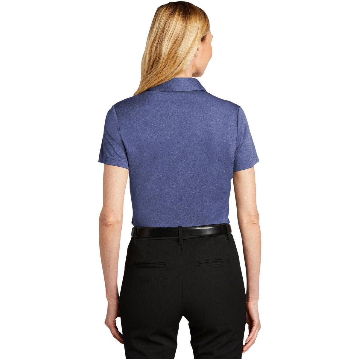 no-logo Port Authority Ladies Heathered Silk Touch Performance Polo-Regular-Port Authority-Thread Logic