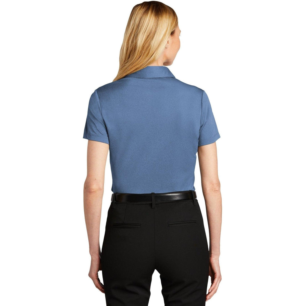 no-logo Port Authority Ladies Heathered Silk Touch Performance Polo-Regular-Port Authority-Thread Logic