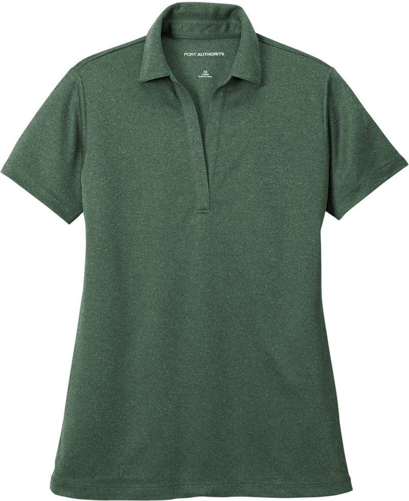 Port Authority Ladies Heathered Silk Touch Performance Polo