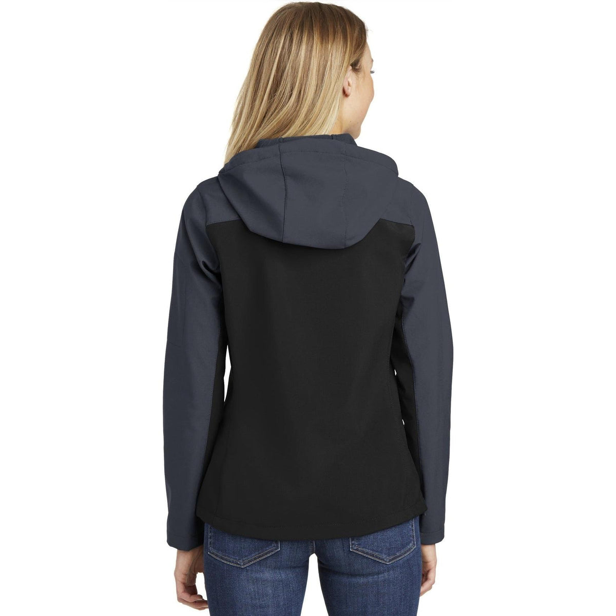 no-logo Port Authority Women's Hooded Core Soft Shell Jacket-Regular-Port Authority-Thread Logic