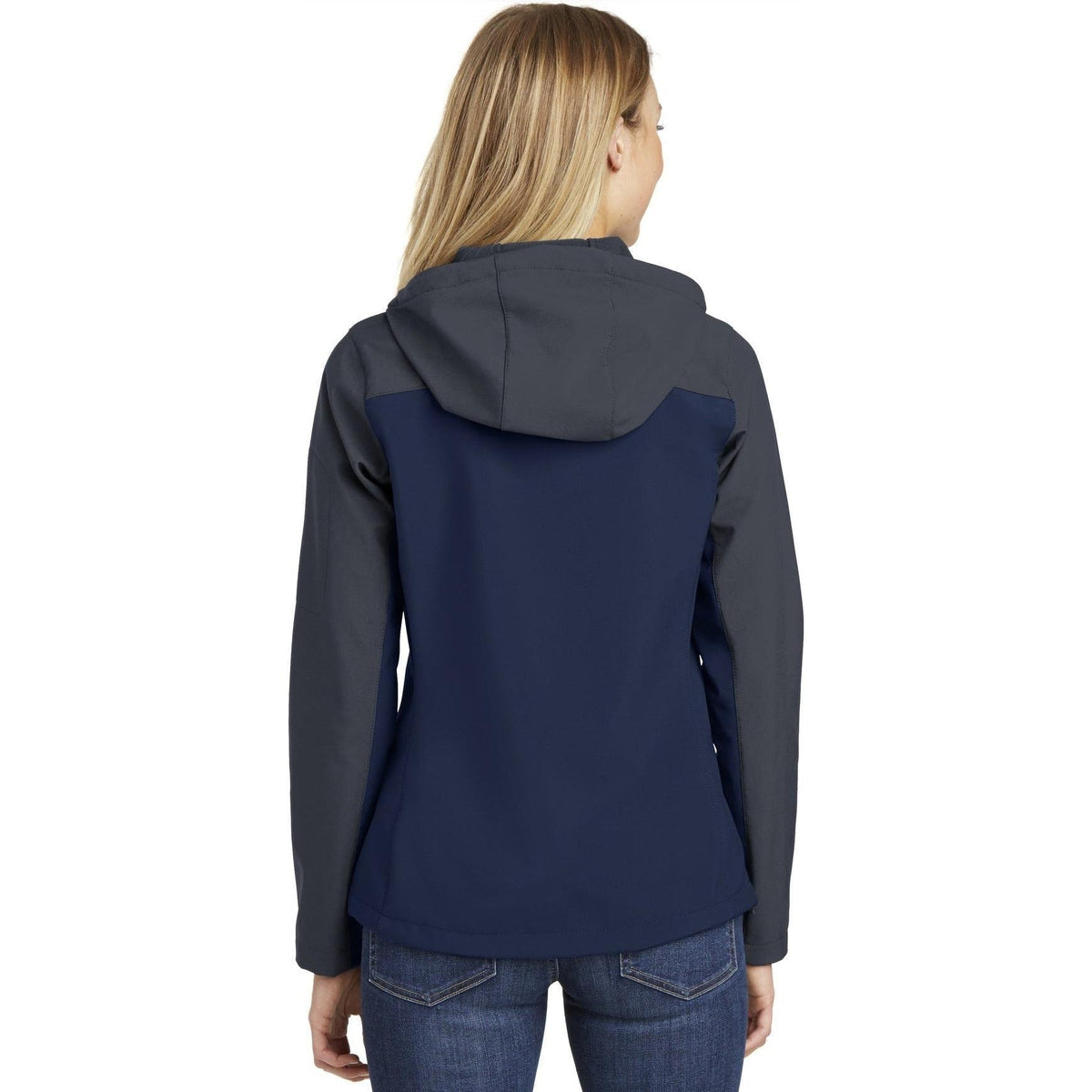 no-logo Port Authority Women's Hooded Core Soft Shell Jacket-Regular-Port Authority-Thread Logic