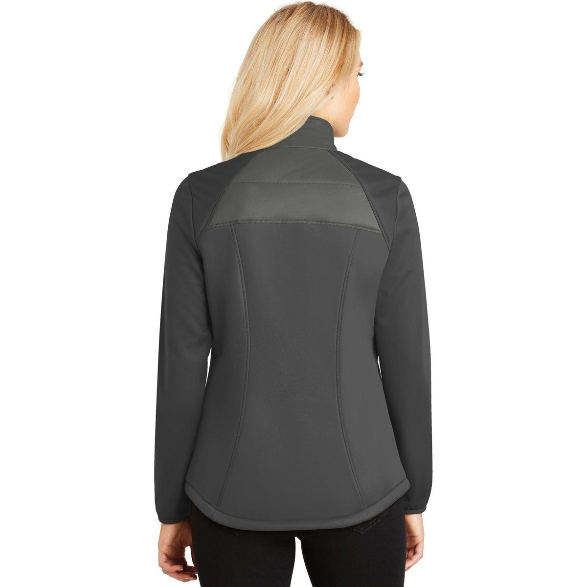 no-logo Port Authority Women's Hybrid Soft Shell Jacket-Regular-Port Authority-Thread Logic